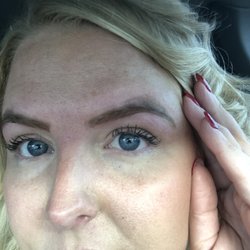 Eyebrow Envy - Before I wiped it. Arch is gone