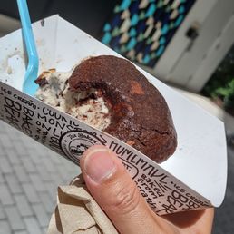 Brownies W/ Mint Chip Ice Cream