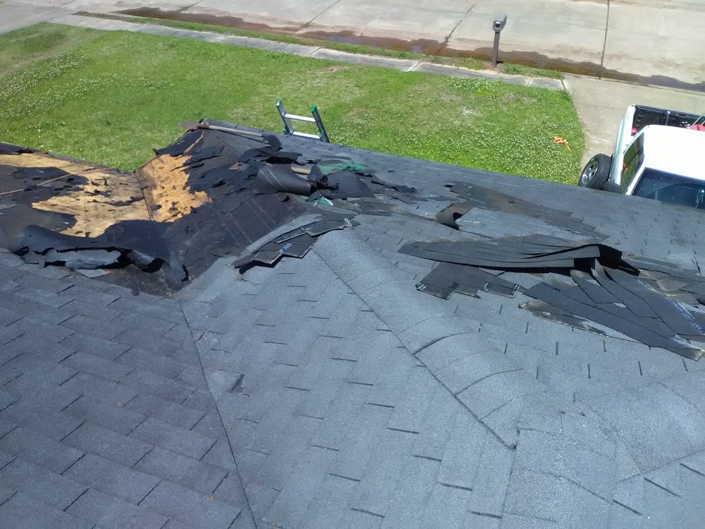 Slide of Bears Cajun Roofing