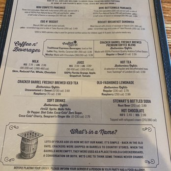 Cracker Barrel Old Country Store - Menu - Breakfast & Brunch Near Me - Knoxville, Tennessee Cracker Barrel Old Country Store - Menu - Breakfast & Brunch Near Me - Knoxville, Tennessee