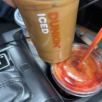 Dunkin' - Mangonada and iced hazelunt coffee - Coffee & Tea Near Me - Kissimmee, Florida Dunkin' - Mangonada and iced hazelunt coffee - Coffee & Tea Near Me - Kissimmee, Florida