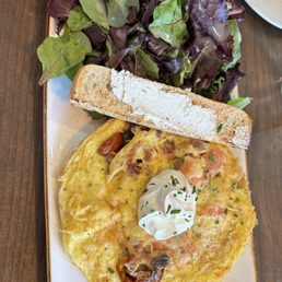 Smoked Salmon & Roasted Vegetable Frittata