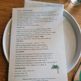 Kilig - Menu - Filipino Near Me - Seattle, Washington