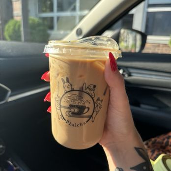 Phalcha - Pistachio iced latte - Coffee & Tea Near Me - Louisville, Kentucky Phalcha - Pistachio iced latte - Coffee & Tea Near Me - Louisville, Kentucky
