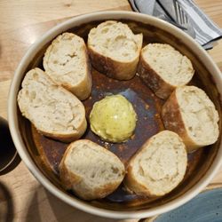 Altitude Restaurant - Bread with the garlic and parsley infused butter