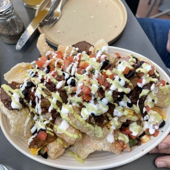 The Front Yard - Pork Rinds Nachos - Beer Gardens Near Me - Las Vegas, Nevada The Front Yard - Pork Rinds Nachos - Beer Gardens Near Me - Las Vegas, Nevada