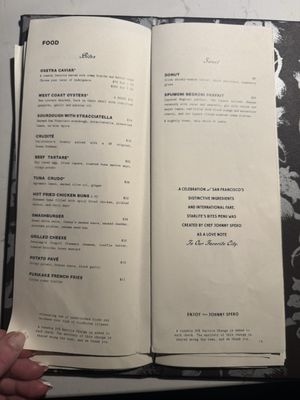 Menu photo 5 Starlite San Francisco, CA Menu photo 5 Starlite San Francisco, CA