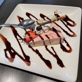 Ozeki - Strawberry Japanese Cheesecake  This was okay - Sushi Bars Near Me - Southlake, Texas