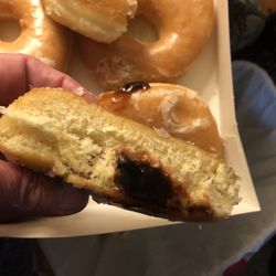 This is the raspberry jelly donut