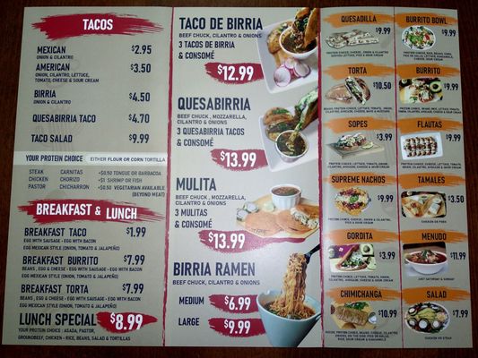 Menu photo 1 El Senor de los Tacos Tampa, FL Menu photo 1 El Senor de los Tacos Tampa, FL
