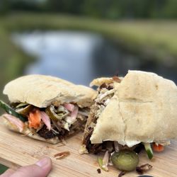 Baked & Brewed Food Truck - Bahn mi sandwich
