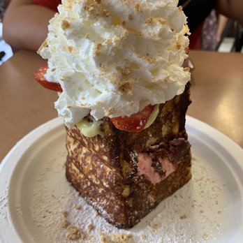 Button Up Cafe - Stuffed strawberry French toast - Breakfast & Brunch Near Me - Pearl City, Hawaii Button Up Cafe - Stuffed strawberry French toast - Breakfast & Brunch Near Me - Pearl City, Hawaii
