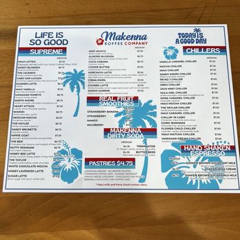 Makenna Koffee - Menu - Coffee & Tea Near Me - Orange, California Makenna Koffee - Menu - Coffee & Tea Near Me - Orange, California
