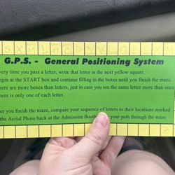 Great Vermont Corn Maze - The GPS map so you can see where you've been, if you landed there again and see your route on the ending map.