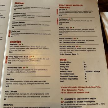 Ben Thai Cafe - Menu - Thai Near Me - San Francisco, California