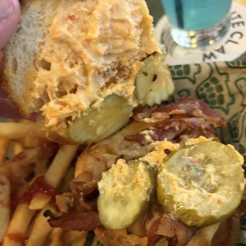 The Greene Turtle Sports Bar & Grille - Cold with hardly any pimento cheese. - Burgers Near Me - Edgewater, Maryland