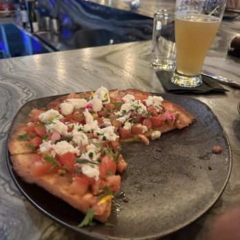 Fuhgeddaboudit - Cauliflower crust bruschetta. - Specialty Food Near Me - Wildomar, California Fuhgeddaboudit - Cauliflower crust bruschetta. - Specialty Food Near Me - Wildomar, California