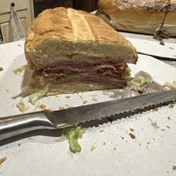 Conforti's Pizzeria - Italian Hoagie for meat size
