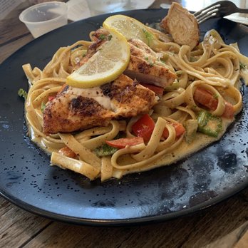 Freshwater Tavern - Peppered chicken pasta. - New American Near Me - Gladstone, Michigan Freshwater Tavern - Peppered chicken pasta. - New American Near Me - Gladstone, Michigan