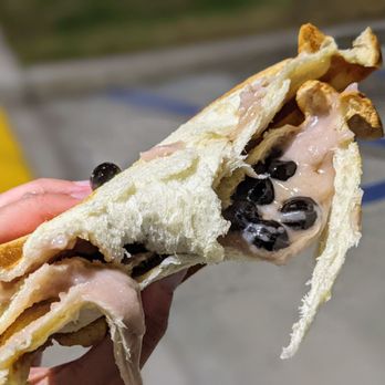 Chami Tea Bar - Boba Taro Toast Pocket | Instagram: @telephonesmoothie - Bubble Tea Near Me - Whittier, California