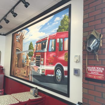 Firehouse Subs - Fireman themed decor...obviously. - Fast Food Near Me - Owensboro, Kentucky