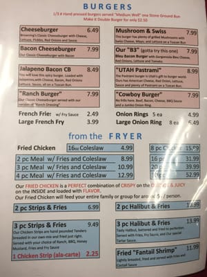 Menu photo 7 Browning's Restaurant and Motel Manila, UT