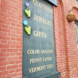 Sign on the side of the building.