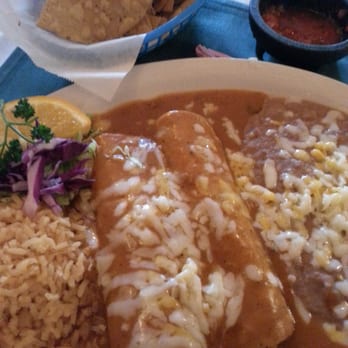 Finca Casa Blanca - Chicken enchiladas. Pass. Chicken was dry and bland. - Mexican Near Me - La Mesa, California