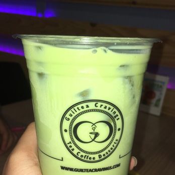 Guiltea Cravings - mixed Coconut Matcha Milk Tea 75% sweet ($3.75) - Coffee & Tea Near Me - San Diego, California Guiltea Cravings - mixed Coconut Matcha Milk Tea 75% sweet ($3.75) - Coffee & Tea Near Me - San Diego, California