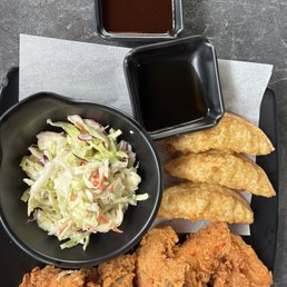 Sodam lunch special with a spicy sauce