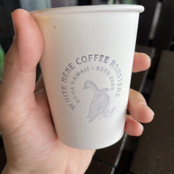 White Nene Coffee Roasters - Love the coffee cup - Coffee & Tea Near Me - Holualoa, Hawaii
