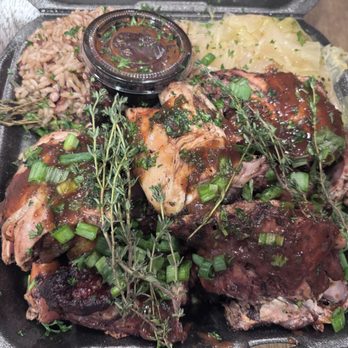Jerk Hut - Jerk chicken platter - Soul Food Near Me - Philadelphia, Pennsylvania
