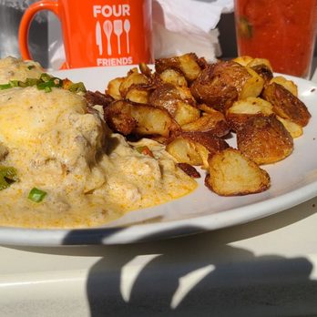 Four Friends Kitchen - Chicken Fried Chicken Benedict - Southern Near Me - Denver, Colorado