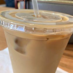 Inspired Play Cafe - Iced oat milk caramel latte