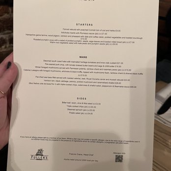 The Dove - Seasonal fall 2022 menu - Pubs Near Me - London, XGL The Dove - Seasonal fall 2022 menu - Pubs Near Me - London, XGL