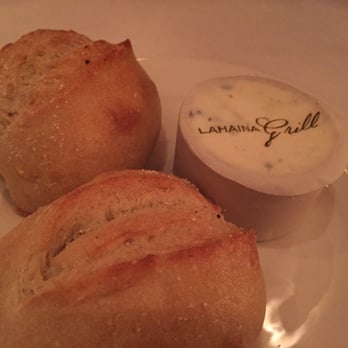 Lahaina Grill - Complimentary bread with chive butter - Seafood Near Me - Lahaina, Hawaii Lahaina Grill - Complimentary bread with chive butter - Seafood Near Me - Lahaina, Hawaii