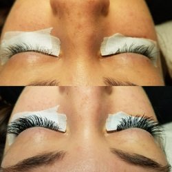 Classic set of eyelash extensions