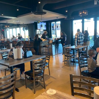 Chicken N Pickle- Grapevine - Second floor bar and sitting area, not as loud! There is a patio upstairs as well. - New American Near Me - Grapevine, Texas