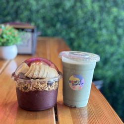 Bonita Bowls - Bonita Acai Bowl (no coconut) + Mean Green Smoothie