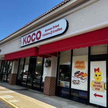 Koco Korean Fried Chicken & Croffles - Located in the same plaza as EMart. - Korean Near Me - Virginia Beach, Virginia