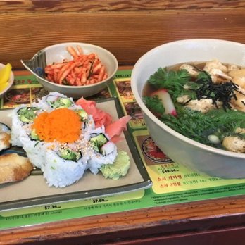 Yanusa - Combo # U-dong & Sushi roll 10.50$ - Japanese Near Me - Los Angeles, California