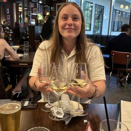 White wine flight for $15 White wine flight for $15
