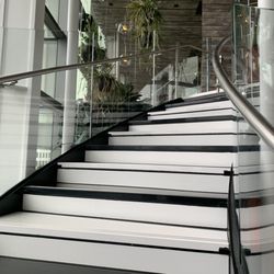 Duck & Waffle Local - Stairs to the restaurant