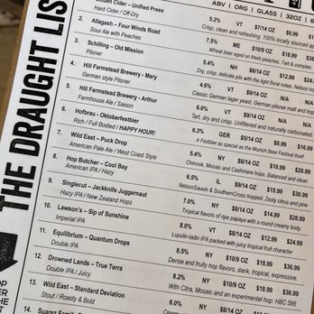 DeCicco & Sons - Millwood - Draught list 3/23 - Grocery Near Me - Millwood, New York DeCicco & Sons - Millwood - Draught list 3/23 - Grocery Near Me - Millwood, New York