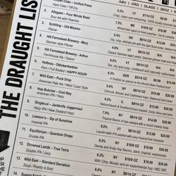 DeCicco & Sons - Millwood - Draught list 3/23