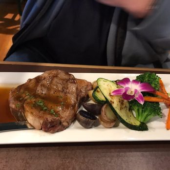 Pinewoods Dining Room - Rib eye steak - Canadian (New) Near Me - Manning Park, British Columbia Pinewoods Dining Room - Rib eye steak - Canadian (New) Near Me - Manning Park, British Columbia