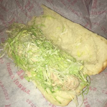 Jimmy John's - Photo says all, tuna sandwich .. Dry .. And they scoop out your bread ... I wanted that bread - Sandwiches Near Me - Turlock, California Jimmy John's - Photo says all, tuna sandwich .. Dry .. And they scoop out your bread ... I wanted that bread - Sandwiches Near Me - Turlock, California