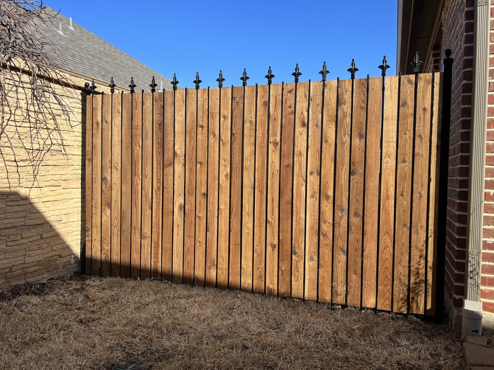 Slide of Grizzly Fence and Patio
