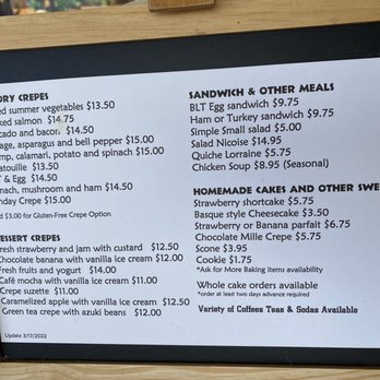 Peaberry & Galette - Menu May 2022 - Creperies Near Me - Kailua Kona, Hawaii Peaberry & Galette - Menu May 2022 - Creperies Near Me - Kailua Kona, Hawaii