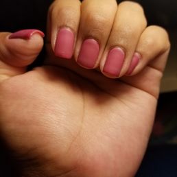 Matte gel nails Matte gel nails